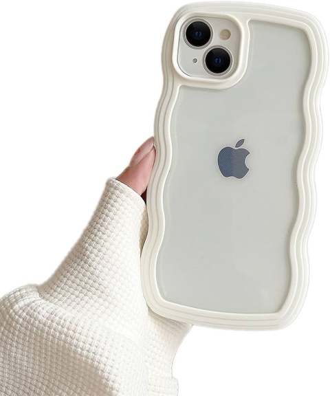 Etui Plecki ALYMIYA do Apple iPhone 15 Pro faliste białe