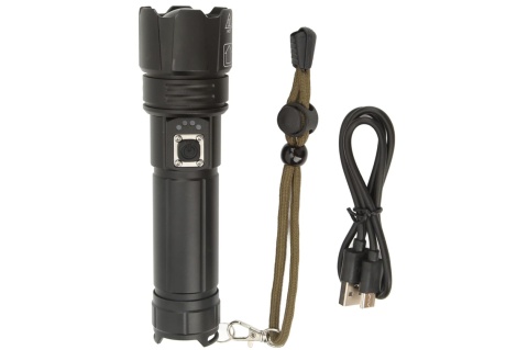 LATARKA TAKTYCZNA LED H38 BARDZO MOCNE ŚWIATŁO KUULEYN + GRATIS