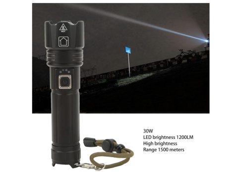 LATARKA TAKTYCZNA LED H38 BARDZO MOCNE ŚWIATŁO KUULEYN + GRATIS