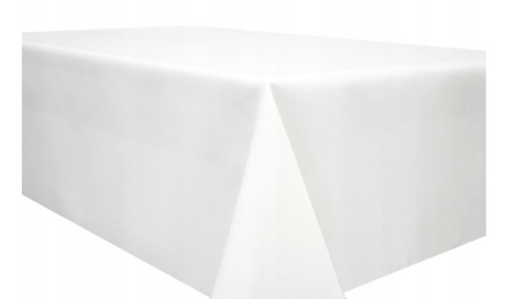 OBRUS PLAMOODPRONY BIAŁY GRUBY GŁADKI JEDNOLITY 100x250