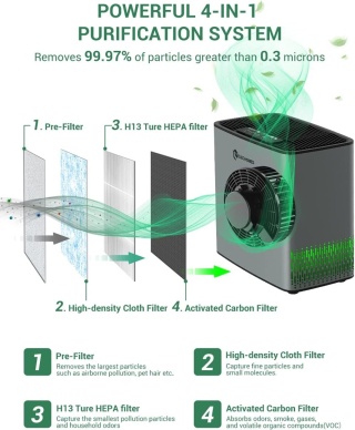 OCZYSZCZACZ POWIETRZA ELECHOMES P1801