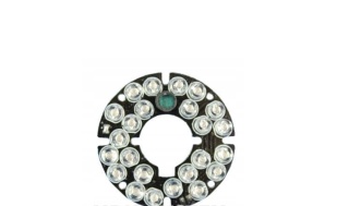 OŚWIETLACZ IR 24 LED REFLEKTOR PODCZERWIENI 44 mm