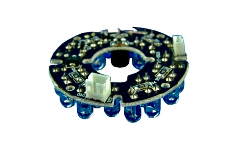 OŚWIETLACZ IR 24 LED REFLEKTOR PODCZERWIENI 44 mm