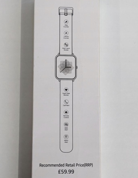 SMARTWATCH YOUR FITNESS TRACKER CZARNY PORZĄDNY