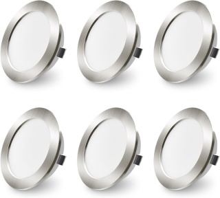 ALUSSO LED REFLEKTORY SUFITOWE WPUSZCZANE 4W 12 V 6 SZT