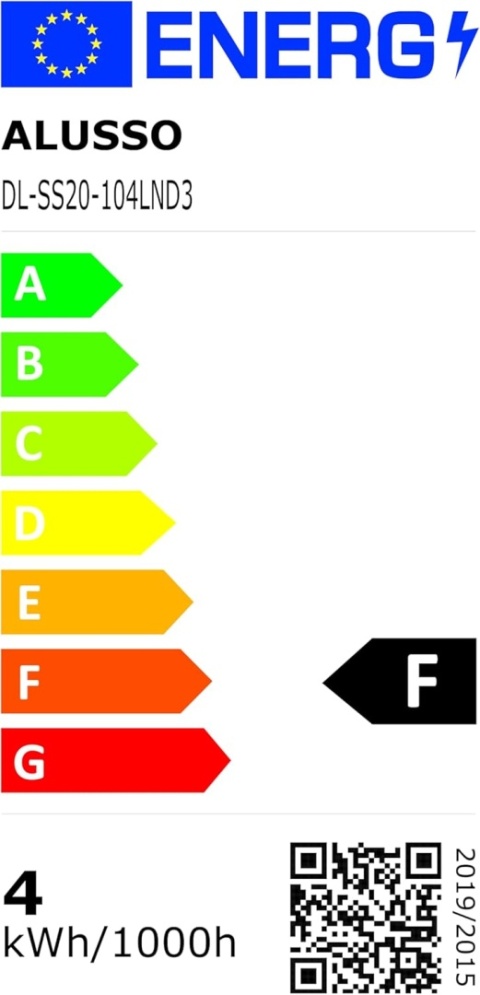 ALUSSO LED REFLEKTORY SUFITOWE WPUSZCZANE 4W 12 V 6 SZT