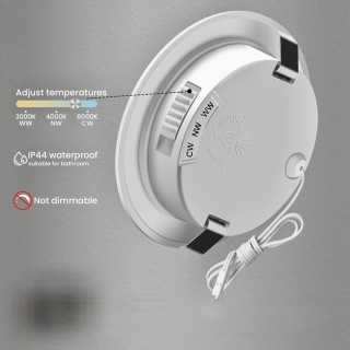 ALUSSO REFLEKTORY SUFITOWE LED 4W 12V IP44 KAMPER 6 SZTUK BIAŁE