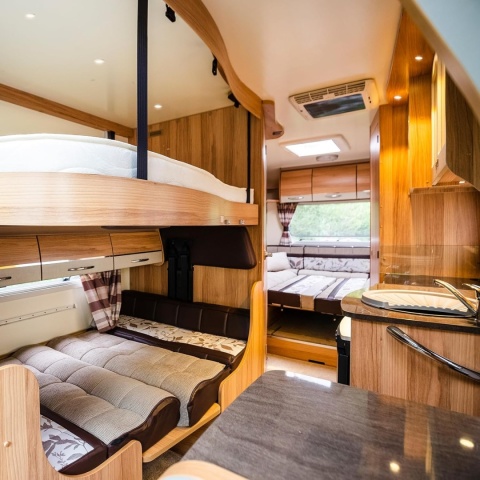 ALUSSO REFLEKTORY SUFITOWE LED 4W 12V IP44 KAMPER 6 SZTUK BIAŁE