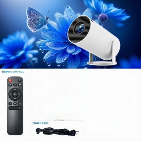 ALWTNIET MINI PROJEKTOR 4K Z WIFI 6, ANDROID 11 BLUETOOTH 5.0 1080P FULL HD