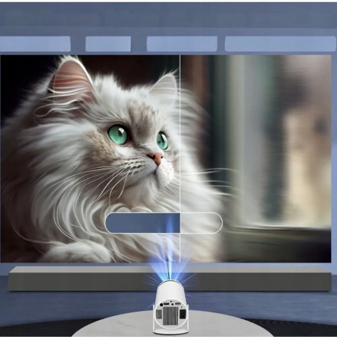 ALWTNIET MINI PROJEKTOR 4K Z WIFI 6, ANDROID 11 BLUETOOTH 5.0 1080P FULL HD