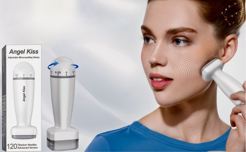 ANGEL KISS REGULOWANY STEMPEL MIKROIGŁOWY 120 TYTANOWYCH MIKROIGIEŁ