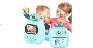 APARAT DLA DZIECI Z DRUKARKĄ FOTOGRAFICZNY ŚWIETNY PREZENT