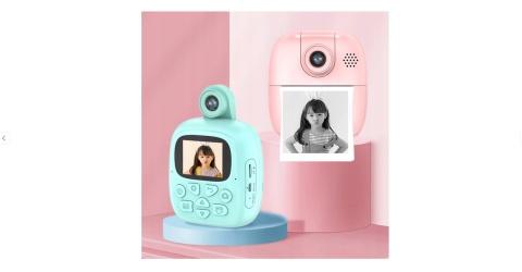 APARAT DLA DZIECI Z DRUKARKĄ FOTOGRAFICZNY ŚWIETNY PREZENT