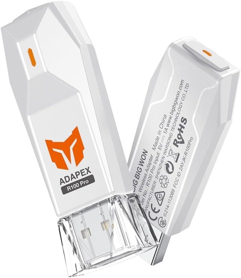 BIGBIG WON R100 Pro Adapter Bezprzewodowy do Switch Windows PS4 PS5