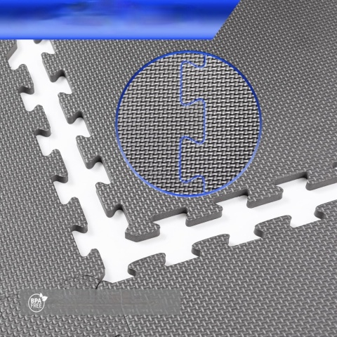 BODENMAX MATA GIMNASTYCZNA ANTYPOŚLIZGOWA PUZZLE 32x32x2,5 CM 6 SZT