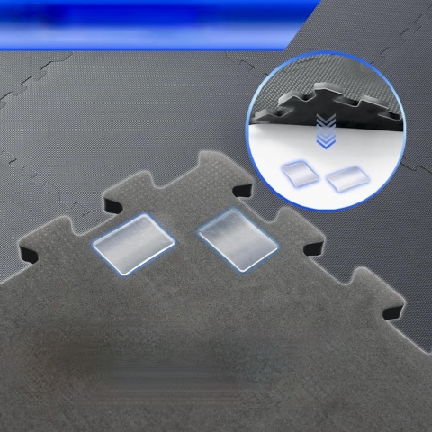 BODENMAX MATA GIMNASTYCZNA ANTYPOŚLIZGOWA PUZZLE 32x32x2,5 CM 6 SZT