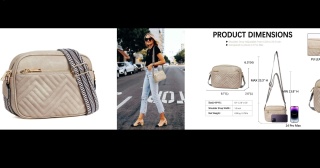 BOSTANTEN TOREBKA PIKOWANA ZE SKÓRY WEGAŃSKIEJ PORZĄDNA