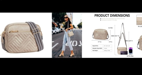 BOSTANTEN TOREBKA PIKOWANA ZE SKÓRY WEGAŃSKIEJ PORZĄDNA