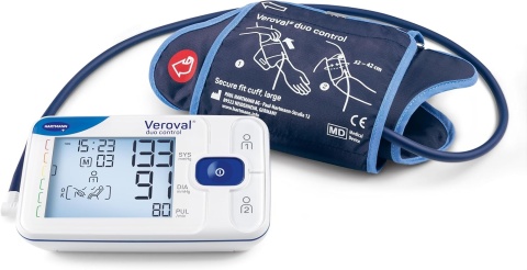 CIŚNIENIOMIERZ NARAMIENNY VEROVAL DUO CONTROL WYKRYWA DUŻE ARYTMIE PREMIUM