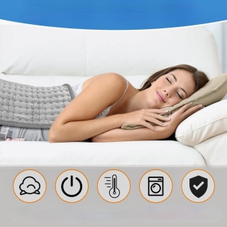 DYWANIK GRZEWCZY MATA GRZEWCZA KOC ELEKTRYCZNY PILOT Z REGULACJĄ 60*30CM