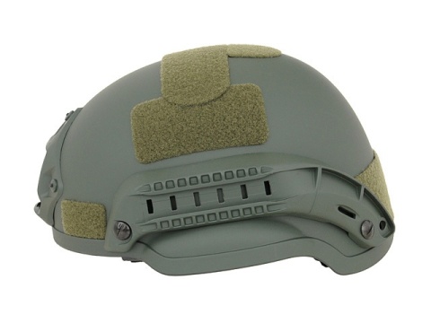 HEŁM KASK REPLIKA WOJSK SPEC-OPS MICH SZYNY PODUSZKI ZIELONY