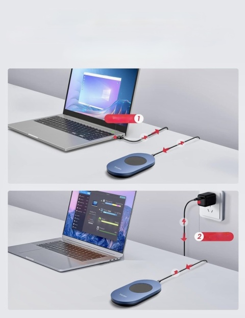 Jiggler Vaydeer Płaska Regulowany Interwał Windows Mac bez sterowników