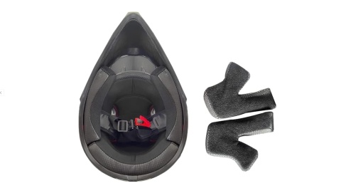 KASK DZIECIĘCY MOTOCYKLOWY MTB L 56-57 cm CROSS QUAD + KOMINIARKA