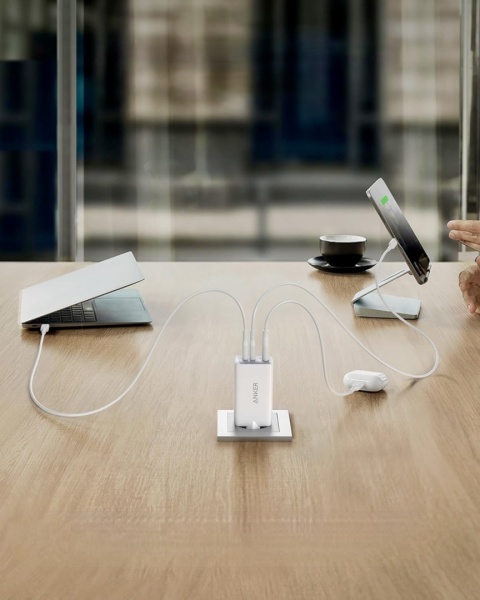 ŁADOWARKA SIECIOWA ANKER 735 65W Nano II GaN 2x USB-C 1x USB-A PPS PORZĄDNA