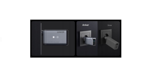 ŁADOWARKA SIECIOWA ANKER PRIME 100W GaN PowerIQ 4.0 2xUSB-C 1xUSB-A PREMIUM