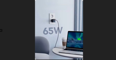 ŁADOWARKA SIECIOWA ANKER PowerPort III 65W 2xUSB-C 1xUSB-A PORZĄDNA