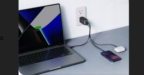 ŁADOWARKA SIECIOWA ANKER PowerPort III 65W 2xUSB-C 1xUSB-A PORZĄDNA