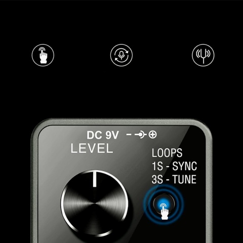 LEKATO POTRÓJNY LOOPER STACJA Z ZASILACZEM DO GITARY 3 PĘTLE