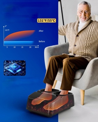 MOUNTRAX URZĄDZENIE DO MASAŻU STÓP Z CIEPŁEM 3D NEUROOPATIA PORZĄDNY