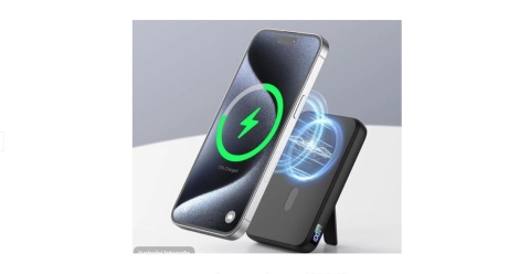 POWERBANK Eissix 12000 mAh USB-C WYŚWIETLACZ LED W16 INDUKCJA MAGNETYCZNY