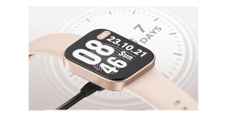 SMARTWATCH ASWEE YOUR FITNESS TRACKER 1.85 HD TARCZA DIY PL ZŁOTY RÓŻOW