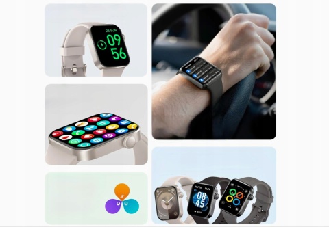 SMARTWATCH ASWEE YOUR FITNESS TRACKER 1.85 HD TARCZA DIY POLSKI