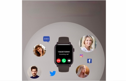 SMARTWATCH ASWEE YOUR FITNESS TRACKER 1.85 HD TARCZA DIY