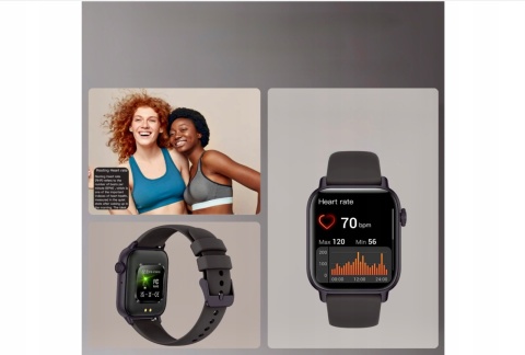 SMARTWATCH ASWEE YOUR FITNESS TRACKER 1.85 HD TARCZA DIY