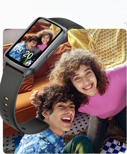 SMARTWATCH AmzHero D26 ZEGAREK SPORTOWY FITNESS CZARNY