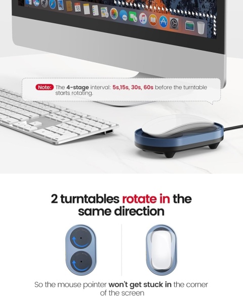 SYMULATOR RUCHU MYSZKĄ NIEWYMAGAJACY STEROWNIKÓW NIEWYKRYWALNY VAYDEER HOME