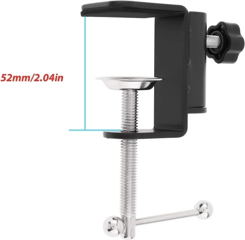 Statyw mikrofonowy biurkowy z ramieniem nożycowym kompat z mikrofonami