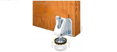 Stopka do poziomowania mebli Wytrzymała szafka 4 sztuki