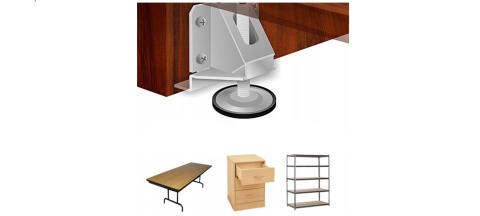 Stopka do poziomowania mebli Wytrzymała szafka 4 sztuki