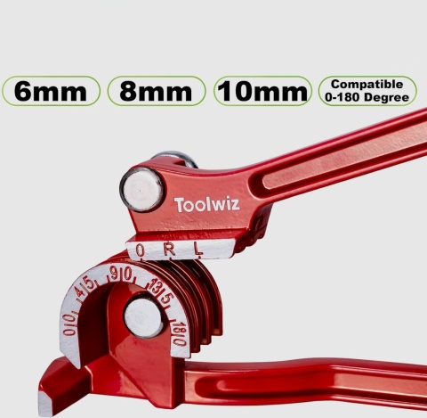 TOOLWIZ GIĘTARKA RĘCZNA DO RUR 3W1 6-8-10mm