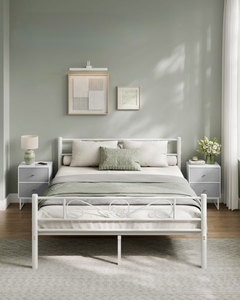 VASAGLE STOLIK NOCNY STYLOWY LGS029W14 WYMIARY 30 x 40 x 55 cm