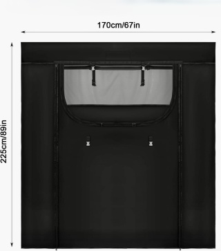 ZWPART SIATKA MOSKITIERA DO VAN FORD TRANSIT MK8/9 H3 2014-2024 TYLNA KLAPA