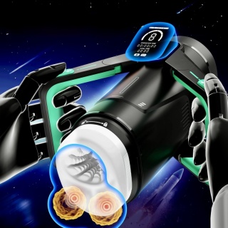 AUTOMATYCZNY MASTURBATOR MĘSKI WIBRUJĄCY POSUWISTY SEX ZABAWKA 9 TRYBÓW