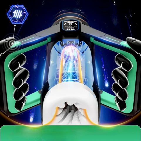 AUTOMATYCZNY MASTURBATOR MĘSKI WIBRUJĄCY POSUWISTY SEX ZABAWKA 9 TRYBÓW