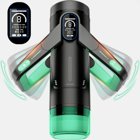 AUTOMATYCZNY MASTURBATOR MĘSKI WIBRUJĄCY POSUWISTY SEX ZABAWKA 9 TRYBÓW