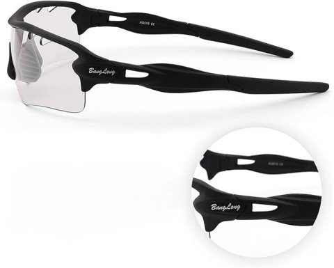 BANGLONG OKULARY ROWEROWE SPORTOWE SAMOBARWNE UNISEX OCHRONA UV400